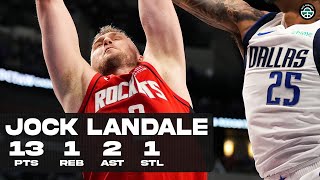 JOCK LANDALE DROPS 13PTS vs MAVERICKS FULL HIGHLIGHTS [upl. by Remot]