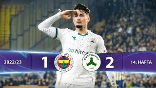 Fenerbahçe  B Giresunspor 12 HighlightsÖzet  Spor Toto Süper Lig  202223 [upl. by Auohs]