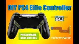 DIY PS4 Elite Controller  ExtremeRate PS4 DAWN PS4 Controller Remap Kit Installation Guide [upl. by Sheeree]