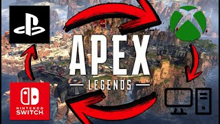 ✅Como jugar Apex Legends MULTIPLATAFORMA  Como AGREGAR AMIGOS CROOSPLAY  PC XBOX  SWITCH  PS4 [upl. by Mei363]