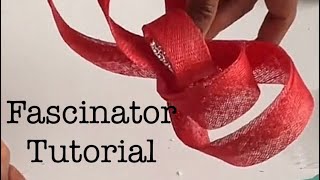 Easy fascinator tutorial How to make a fascinator [upl. by Swehttam]