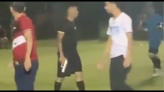 Referee pulls a gun to avoid getting lynched [upl. by Wu]