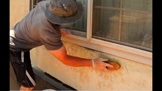 MOLD Removal from STUCCO  DIY Simple Solution [upl. by Otsedom]