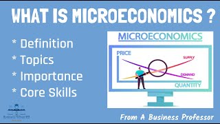 What is Microeconomics  From A Business Professor [upl. by Yniattirb762]