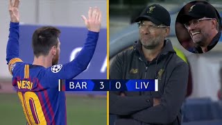 el día que Klopp se rindió ante la magia de Messi [upl. by Enelyk]