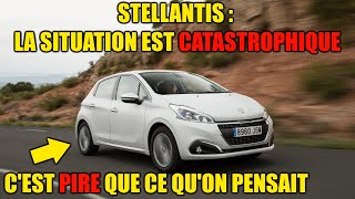 STELLANTIS  LA SITUATION EST DRAMATIQUE [upl. by Yoj]