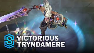 Victorious Tryndamere Skin Spotlight  PreRelease  PBE Preview  League of Legends [upl. by Hultgren]