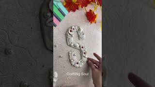 Letter S decor  cardboard decor Items 🦋😇🌸 ytshorts cardboardcraft [upl. by Balthazar350]