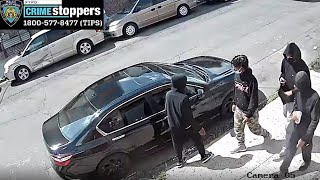 NYPD officers violent mugging connected to robbery spree Police [upl. by Anwahsal]