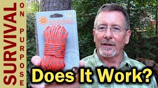 UST ParaTinder Paracord Fire Starter Review [upl. by Gem]