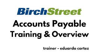 Birchstreet Training for AP Software [upl. by Py]