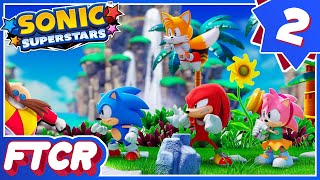 Sonic Superstars 4 Player Story Mode  Part 2 [upl. by Sabanrab286]