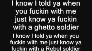 Kymani Marley  Ghetto Soldier Lyrics On Screen [upl. by Sutsuj]