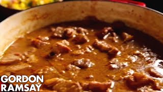 Pork Neck Curry with Mango Salsa  Gordon Ramsay [upl. by Haerle]