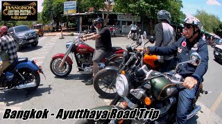 Bangkok to Ayutthaya  Bangkok Hotrod Custom Show Special Guest Ride [upl. by O'Hara991]