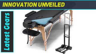 Masajeo 3 Section Massage Table with Carrier Trolley Your Ultimate Portable Spa Bed Solution [upl. by Ahsikyt]