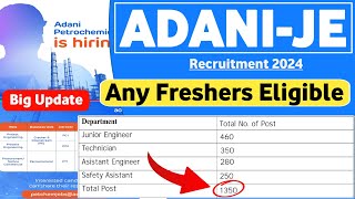 Adani Power Recruitment 2024  POST 1350  Job Vacancy 2024  Latest Jobs  Mnc Jobs  Private Jobs [upl. by Wald]