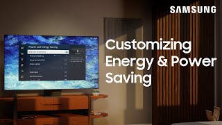 Customize the power and energy saving settings on your Samsung TV  Samsung US [upl. by Imelda]