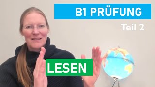 B1 Prüfung  Lesen  DTZ  GAST  2024 [upl. by Eusebio]