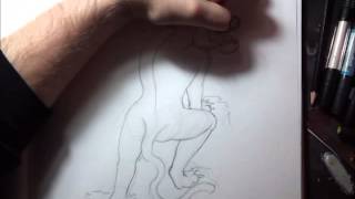 How to Draw a Oriental Tiger Tattoo style design by thebrokenpuppet [upl. by Nakashima]