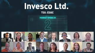 Invesco Ltd Virtually Opens The Market November 12 2020 [upl. by Aiekahs584]