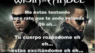 Wisin amp Yandel  Me estas tentando with lyricsletras [upl. by Geno]