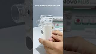 Novoplus NNP11 Portable Nebulizer Instructions [upl. by Taveda]