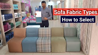 How to Select Sofa Fabric Latest Sofa Fabric [upl. by Alyse]