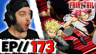 NASTU amp GAJEEL VS STING amp ROGUE  Fairy Tail Episode 173 REACTION  Anime Reaction [upl. by Eddina96]