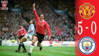 Classic Match Manchester United vs Manchester City Premier League 19941995 [upl. by Kassity]