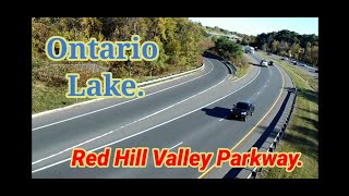 Ontario Lake amp Red Hill Valley Parkway  Hồ Ontario amp Đại lộ Red Hill Valley [upl. by Lebasile326]