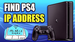 How to find your PS4 IP ADDRESS Easy Method [upl. by Swarts]