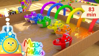 Learn Letters Chain Reactions Physics Recycling and more  7 Cartoons with Max and Friends [upl. by Portugal]