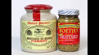 Grainy Mustards Boetjes vs Pommery Moutarde de Meaux [upl. by Dinah]