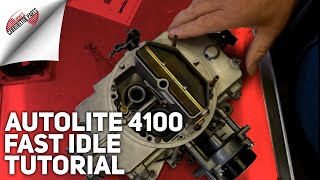 Autolite 4100 Fast Idle Tutorial [upl. by Oinesra]