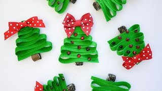 the RABOM Christmas Tree Ribbon Sculpture Hairclip [upl. by Retla871]