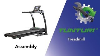 17TRN60000 Tunturi T60 Treadmill Assembly [upl. by Elaina662]