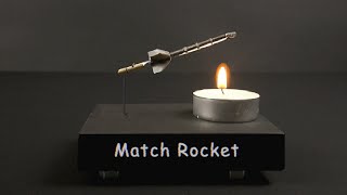 How To Make Amazing Powerful Match Rocket [upl. by Nitsid]