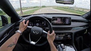 2024 INFINITI QX60 Autograph  POV Driving Review [upl. by Strait]