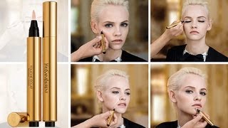 HOW TO REALLY USE YSL TOUCHE ECLAT  A FULL DEMO [upl. by Januarius236]