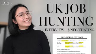 HOW TO FIND A JOB IN THE UK  The Ultimate Guide to Interviews and Salary Negotiation [upl. by Nilkoorb]