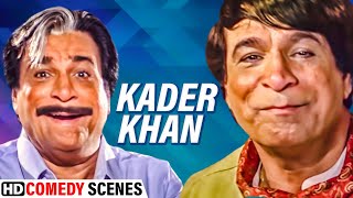 Best of Hindi Comedy Scenes  Back To Back Comedy Kader Khan  Aag  Dulhe Raja  Chhote Sarkar [upl. by Chapland]