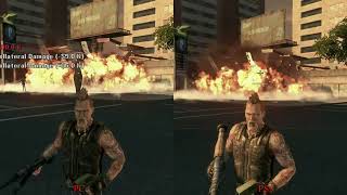 Mercenaries 2 Pc vs Playstation 3 Graphics comparison [upl. by Lirbij]