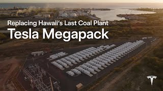 Helping Replace Hawaii’s Last Coal Plant  Tesla Megapack [upl. by Llenod363]