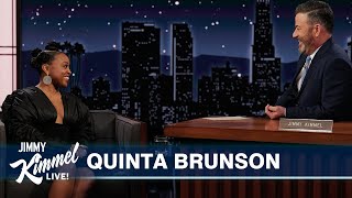 Quinta Brunson on Meeting Obama and Oprah Filming Abbott Elementary in Philly amp Hosting SNL [upl. by Drarej]