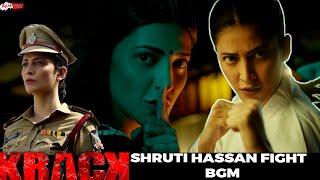 Krack BGMs  Krack Shruti Hassan Fight BGM  Krack Mass BGM  Krack BGM  SS Thaman BGMs  KRACK [upl. by Jarrid]