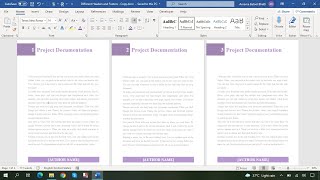 How to Add Headers Footers and Page Numbers in Microsoft Word [upl. by Notloc85]