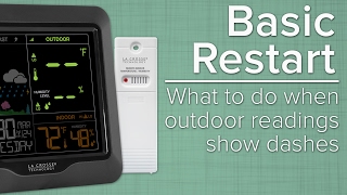 Basic Restart  What To Do When Outdoor Sensor Readings Show Dashes [upl. by Melac893]