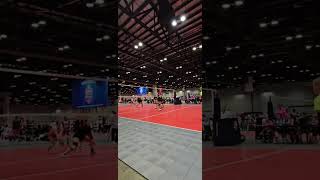 7 Rivkah Ace Momentum Silver vs Dynamite U15 Black Orlando National ace volleyball aau 4k voli [upl. by Eanram]