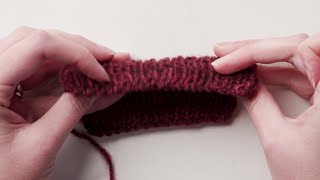 How to Work an Italian BindOff in Knitting [upl. by Cecilia74]